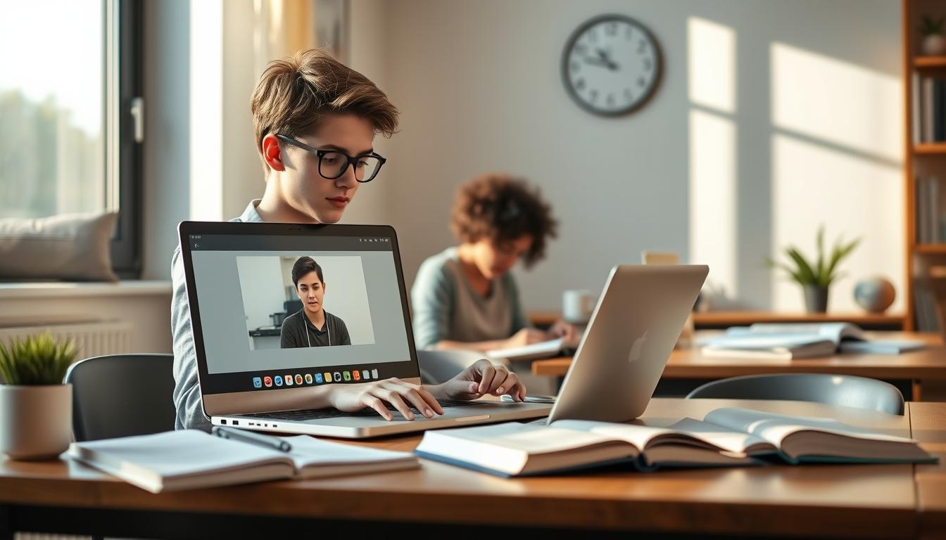 Modern university campus for students